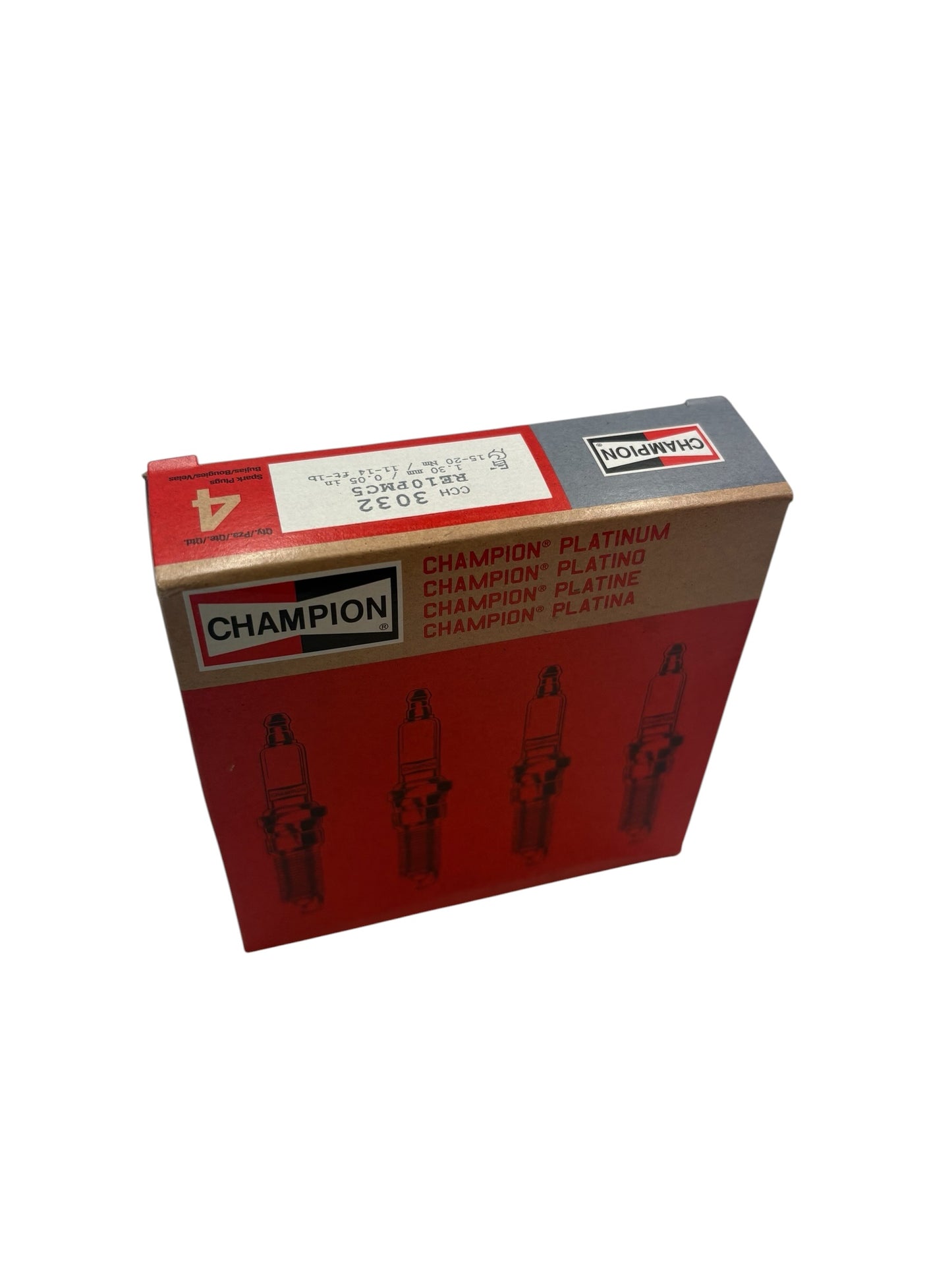 Tändstift Champion 3032 RE10PMC5 (4-pack) ()