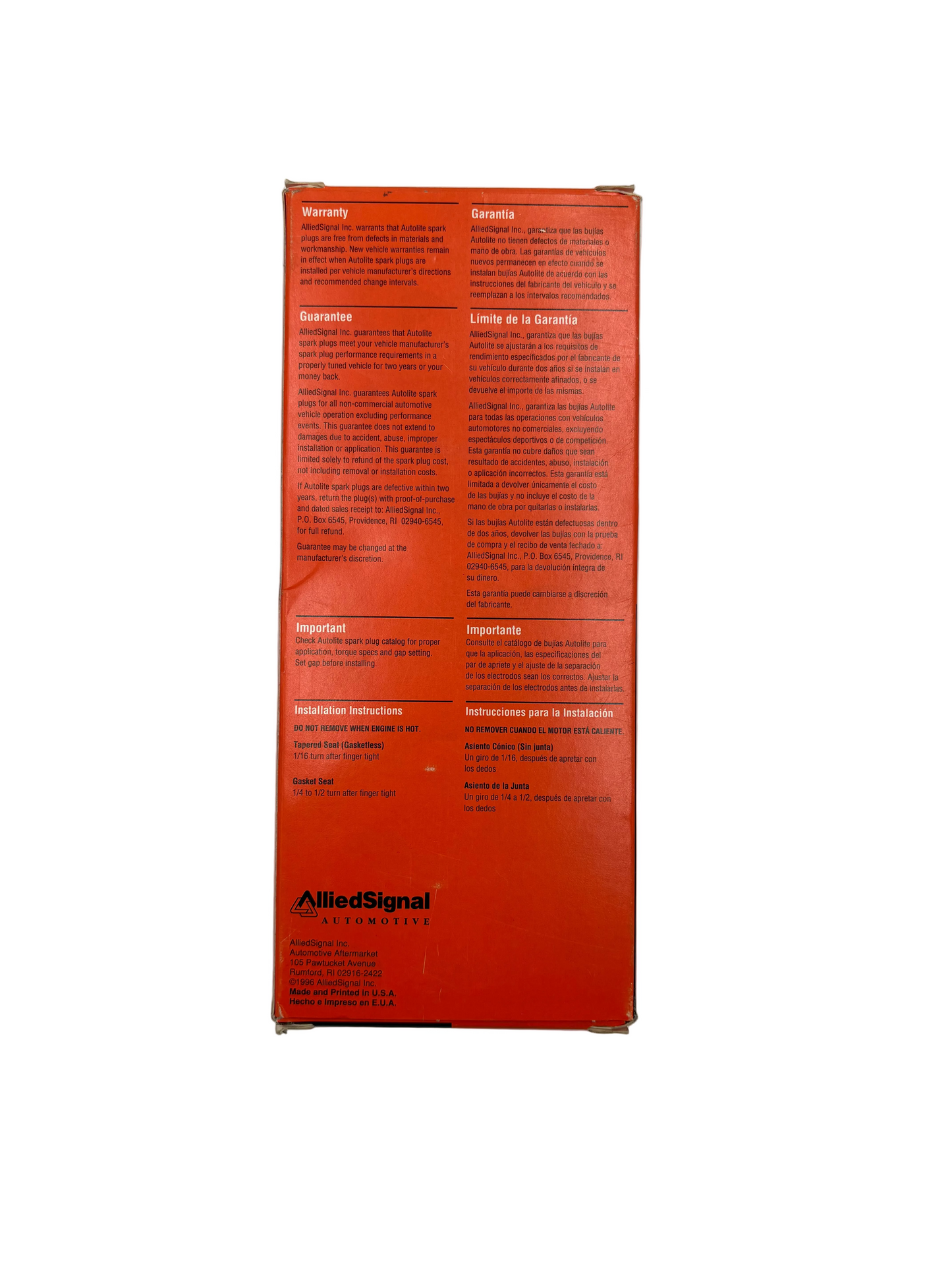 Autolite Copper Core Tändstift 16 (8-pack) ()