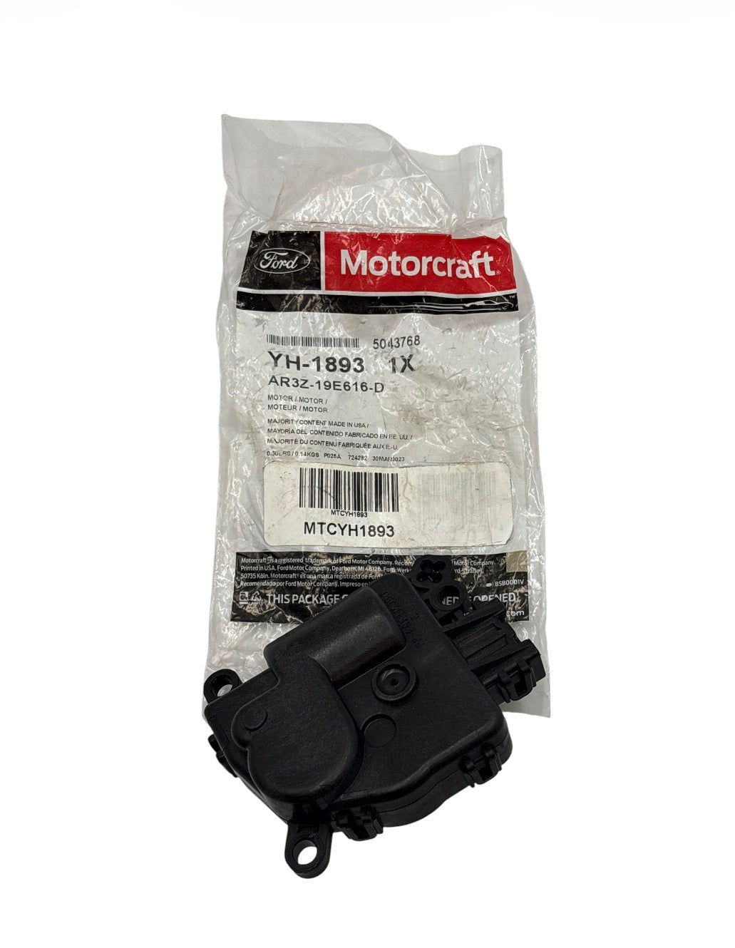 Motorcraft Aktuator / Dörrlås Motor YH-1893