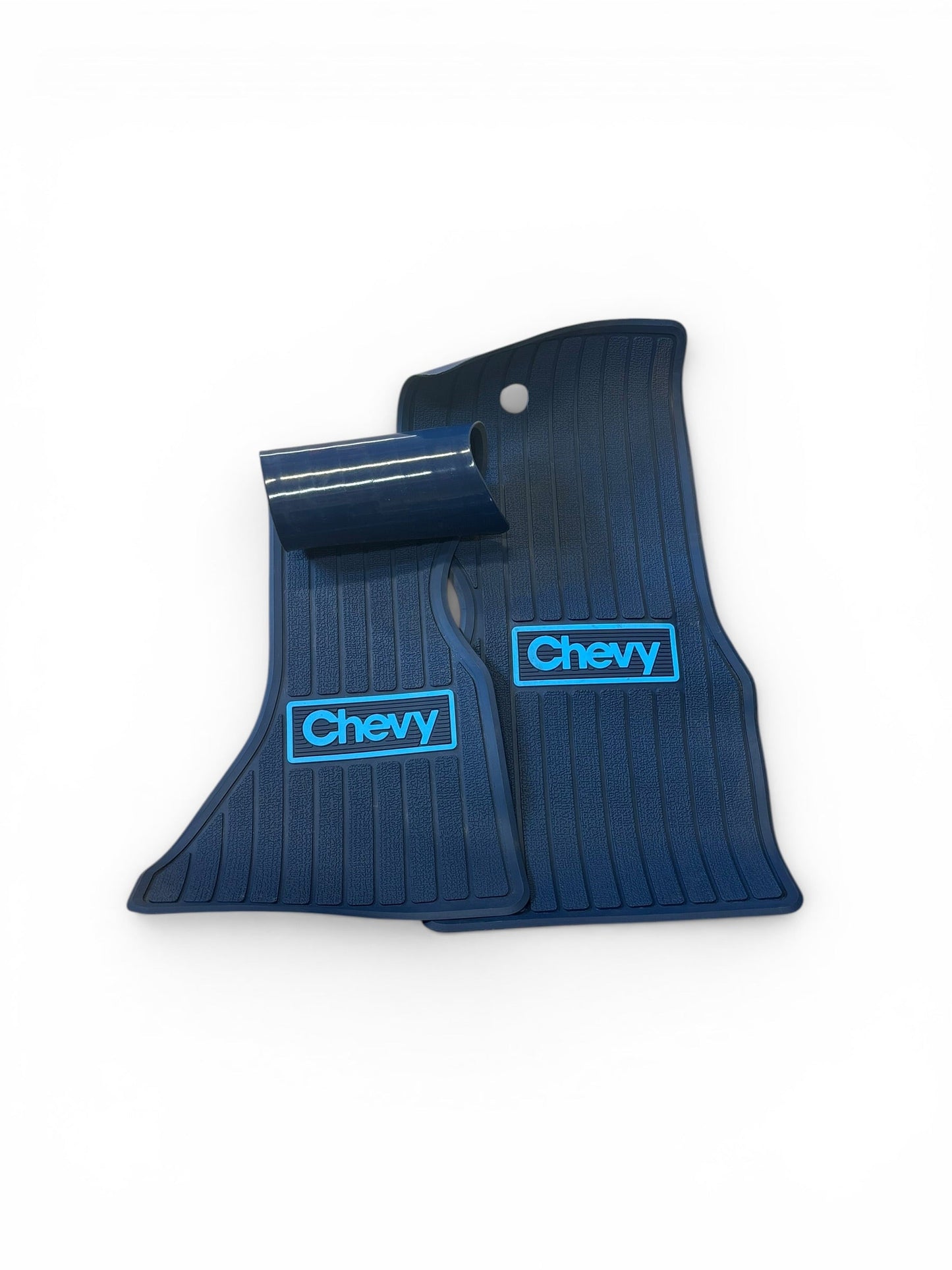 Gummimattor Chevy – blå (set)