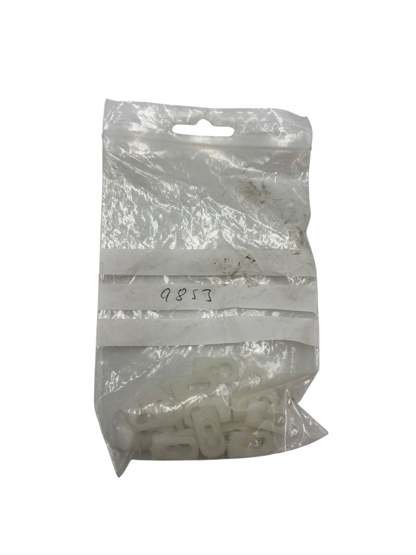 Clips / plastfästen vita (universella, sats)