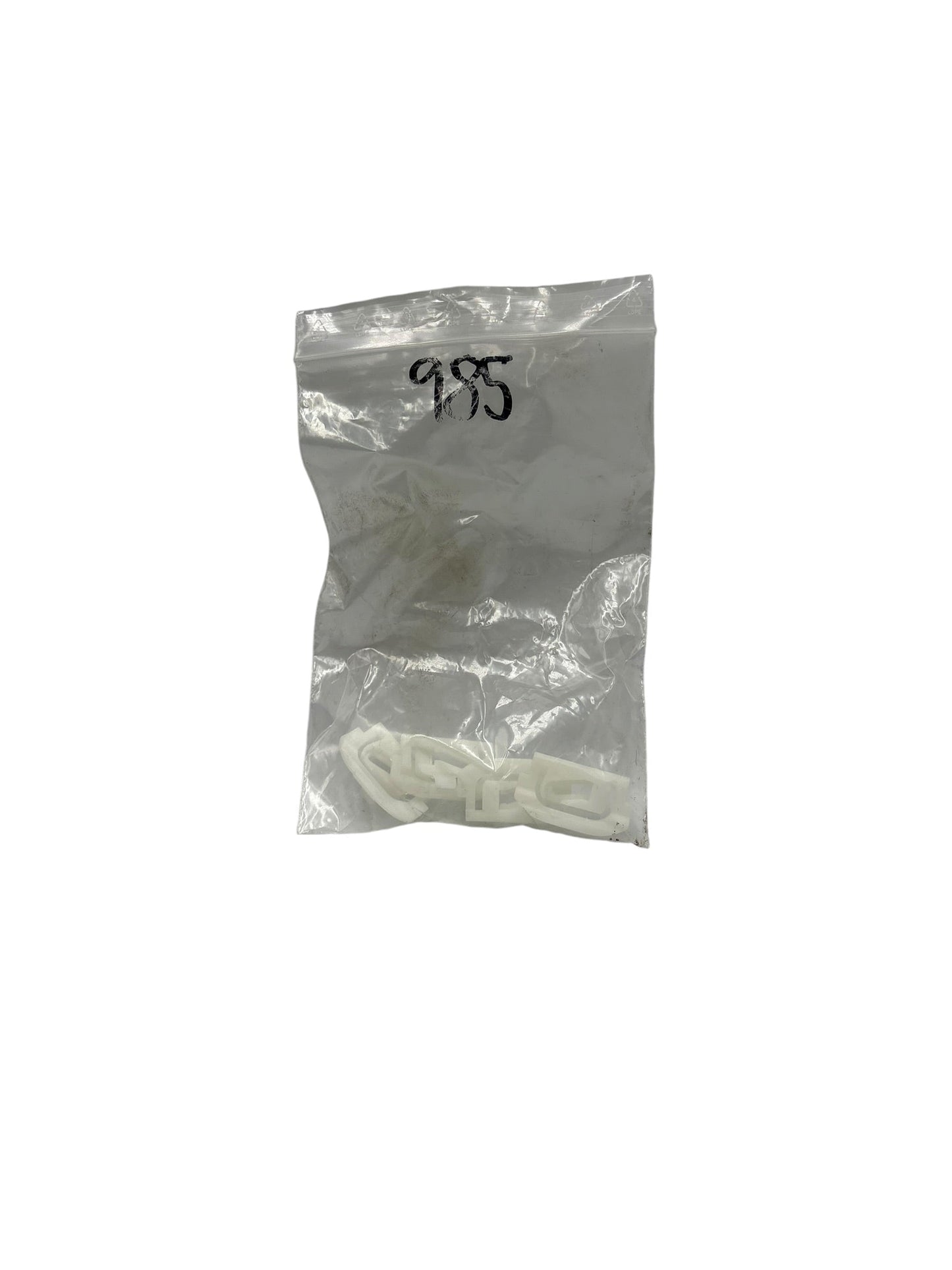 Plastclips / panelclips (vit, set)