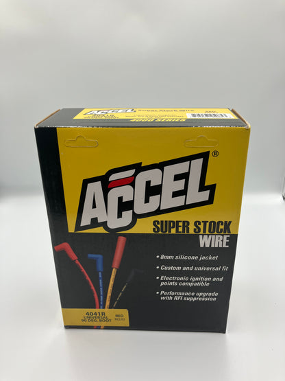 Accel universal röda 8mm tändkablar (4041R)