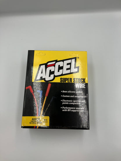 Accel universal röda 8mm tändkablar (4041R)