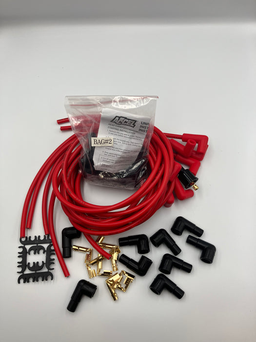 Accel universal röda 8mm tändkablar