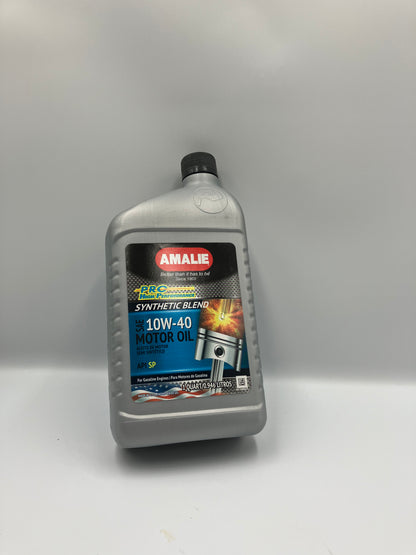 Amalie Motorolja - 10w-40 SAE Synthetic Blend (AM1040)