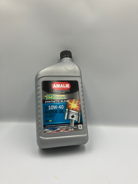 Amalie Motorolja - 10w-40 SAE Synthetic Blend (AM1040)