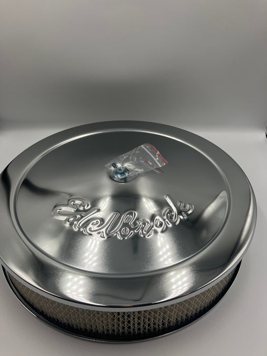 Luftrenare Edelbrock Kromad 14" | 3-3/4" höjd,