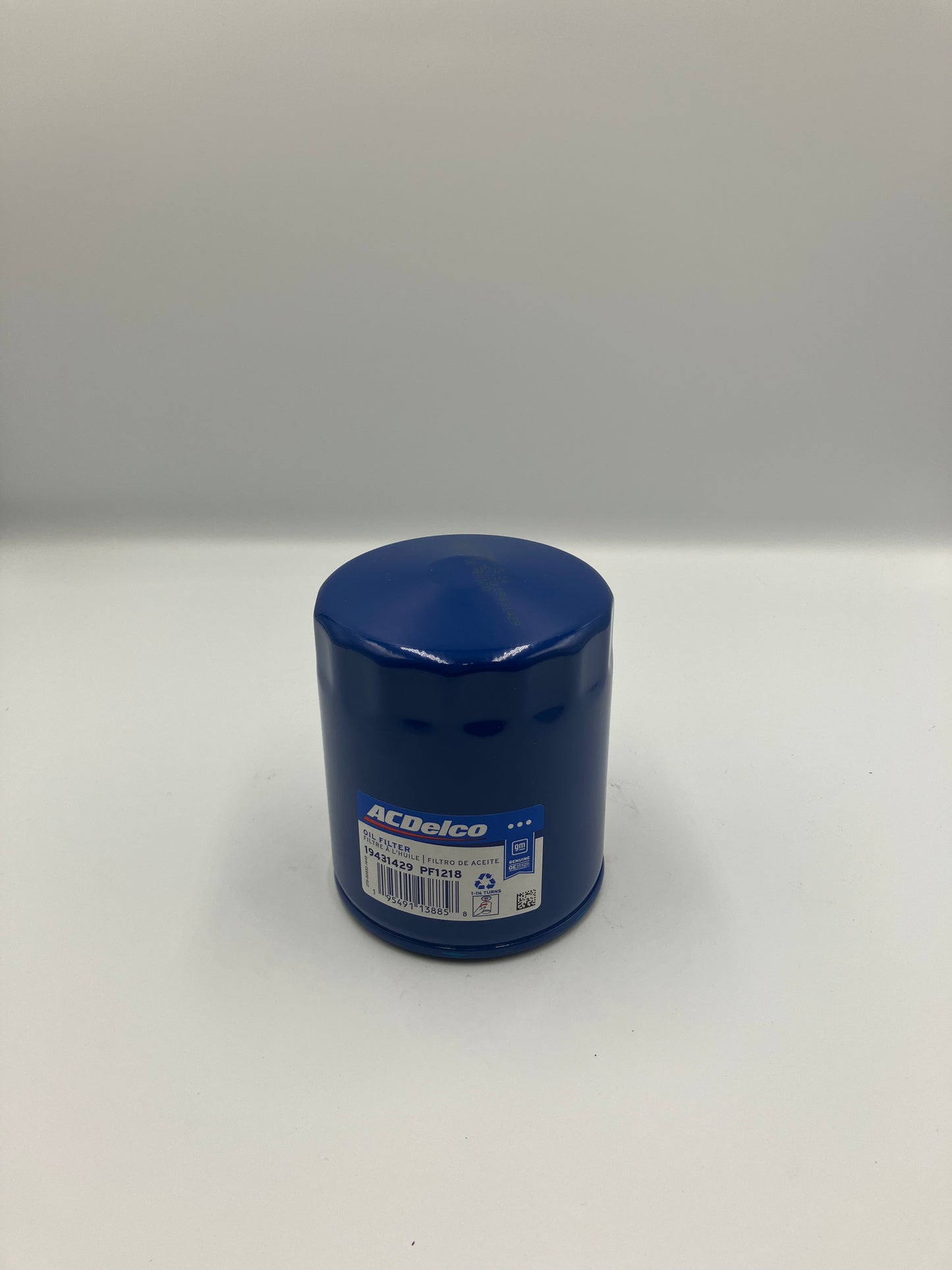 Oljefilter Chevrolet "Långt". Höjd: 115mm. Diameter: 91mm. Med backventil. (PF1218)