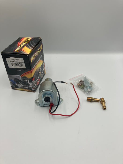 Elektrisk bränslepump Aeroflow Lågtrycks In-Line (Facet) förgasar bränslepump - 1,5-4 Psi 25 GPH