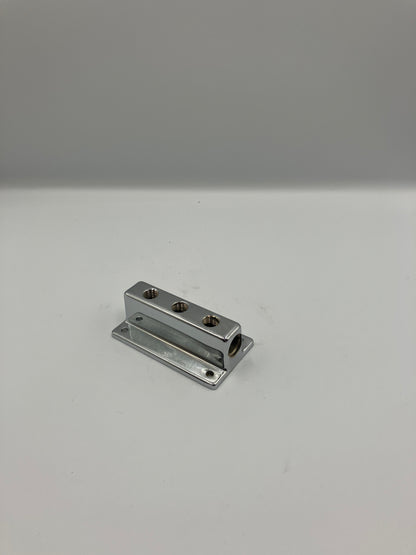 Bränsleblock- Chrome- 3 Uttag (61511)