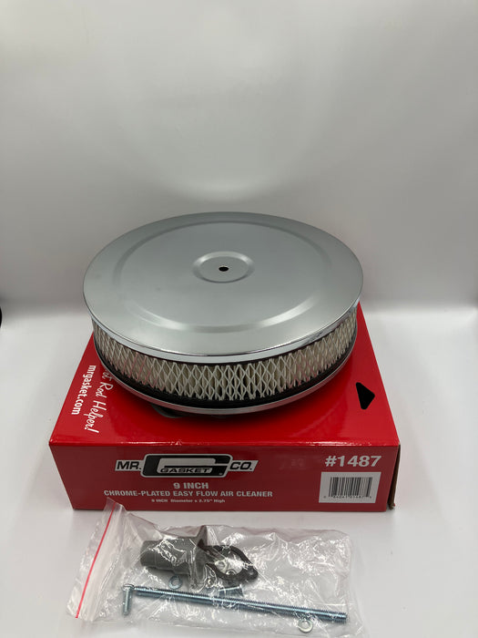 Luftrenare- 9" x 2-3/4", Halsdiameter 5 1/8"