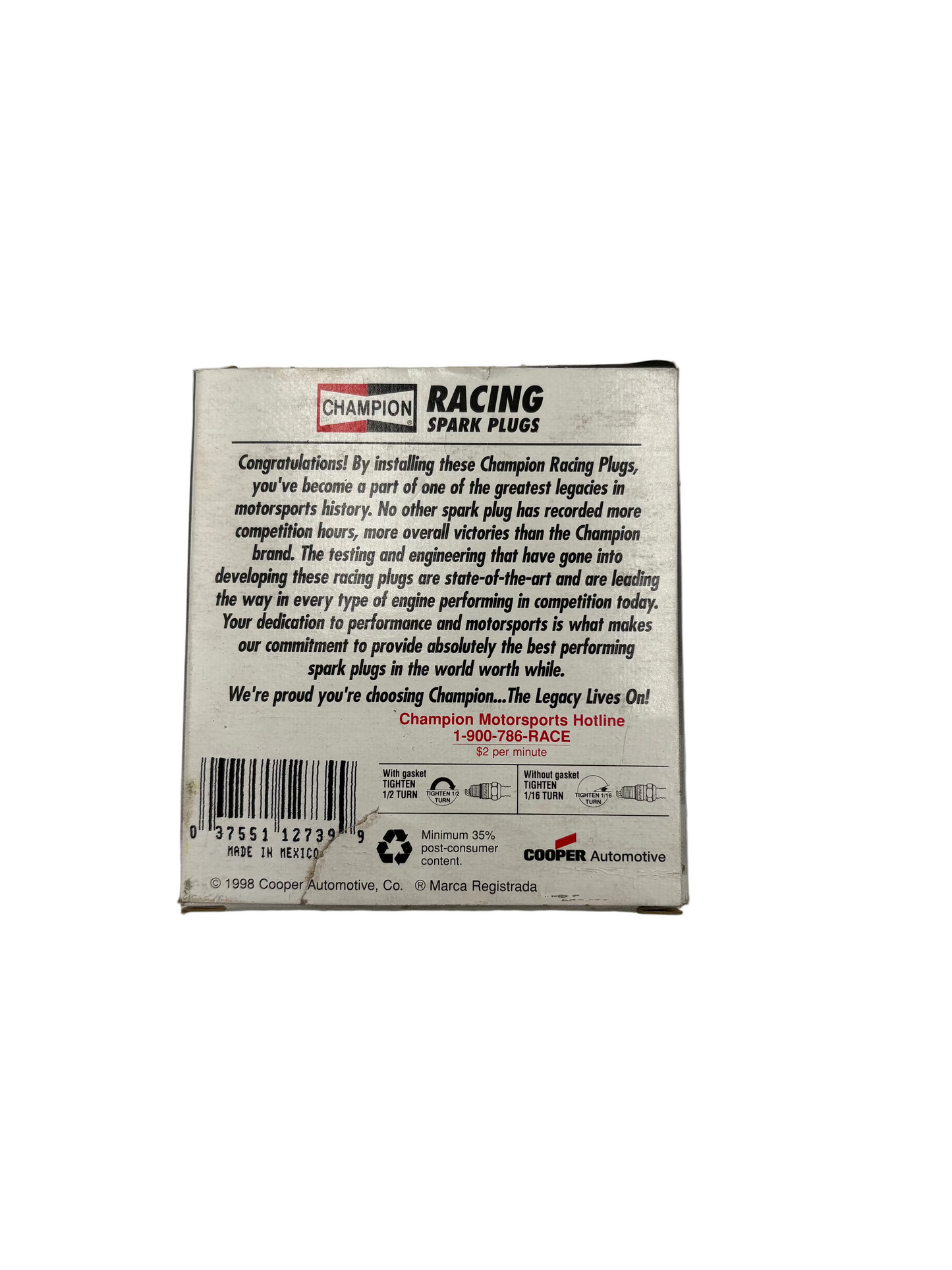 Champion Racing Tändstift – 4-pack (296 / C59CX) ()