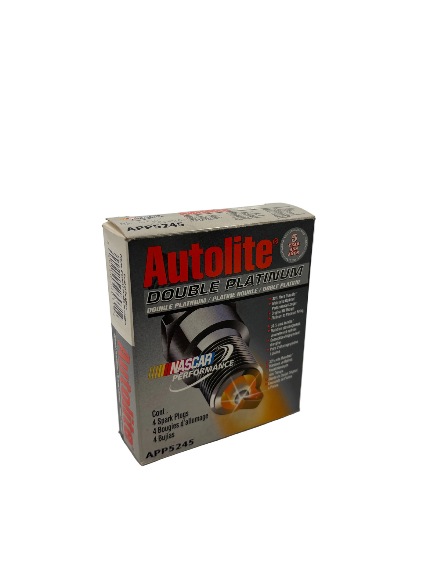 Autolite Double Platinum Tändstift APP5245 (4-pack) ()