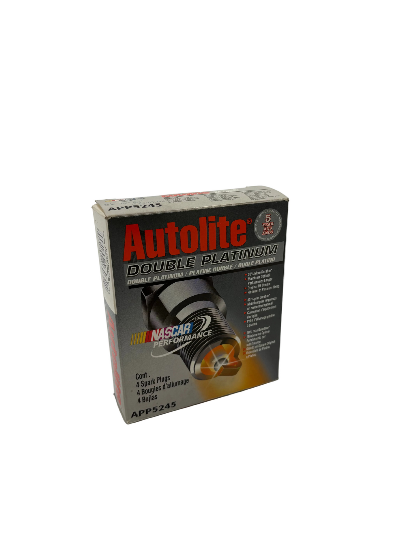 Autolite Double Platinum Tändstift APP5245 (4-pack) ()