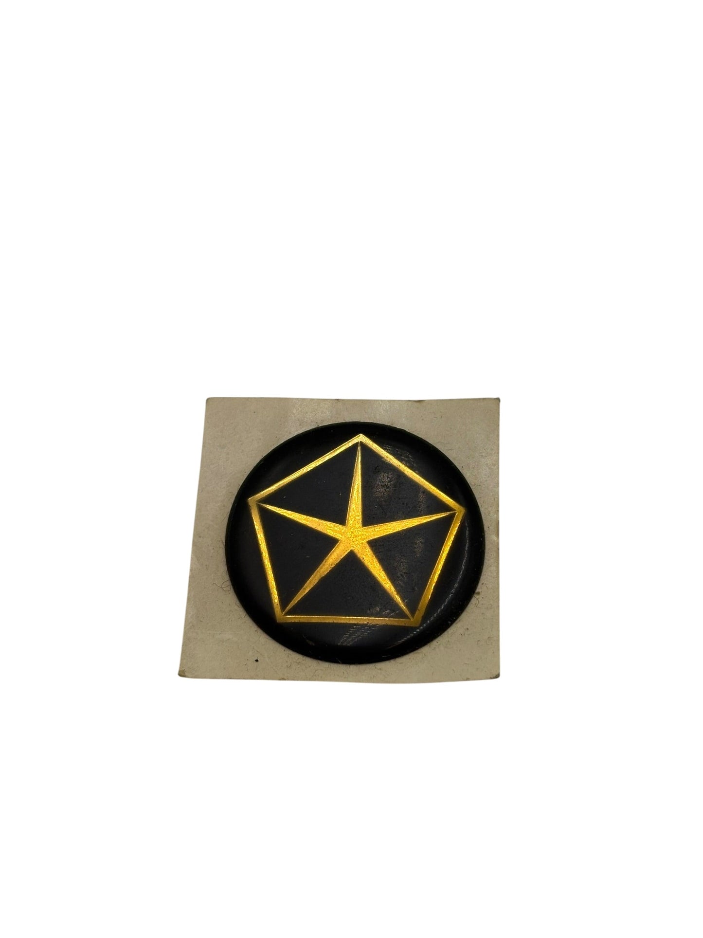 Chrysler Pentastar Emblem Guld