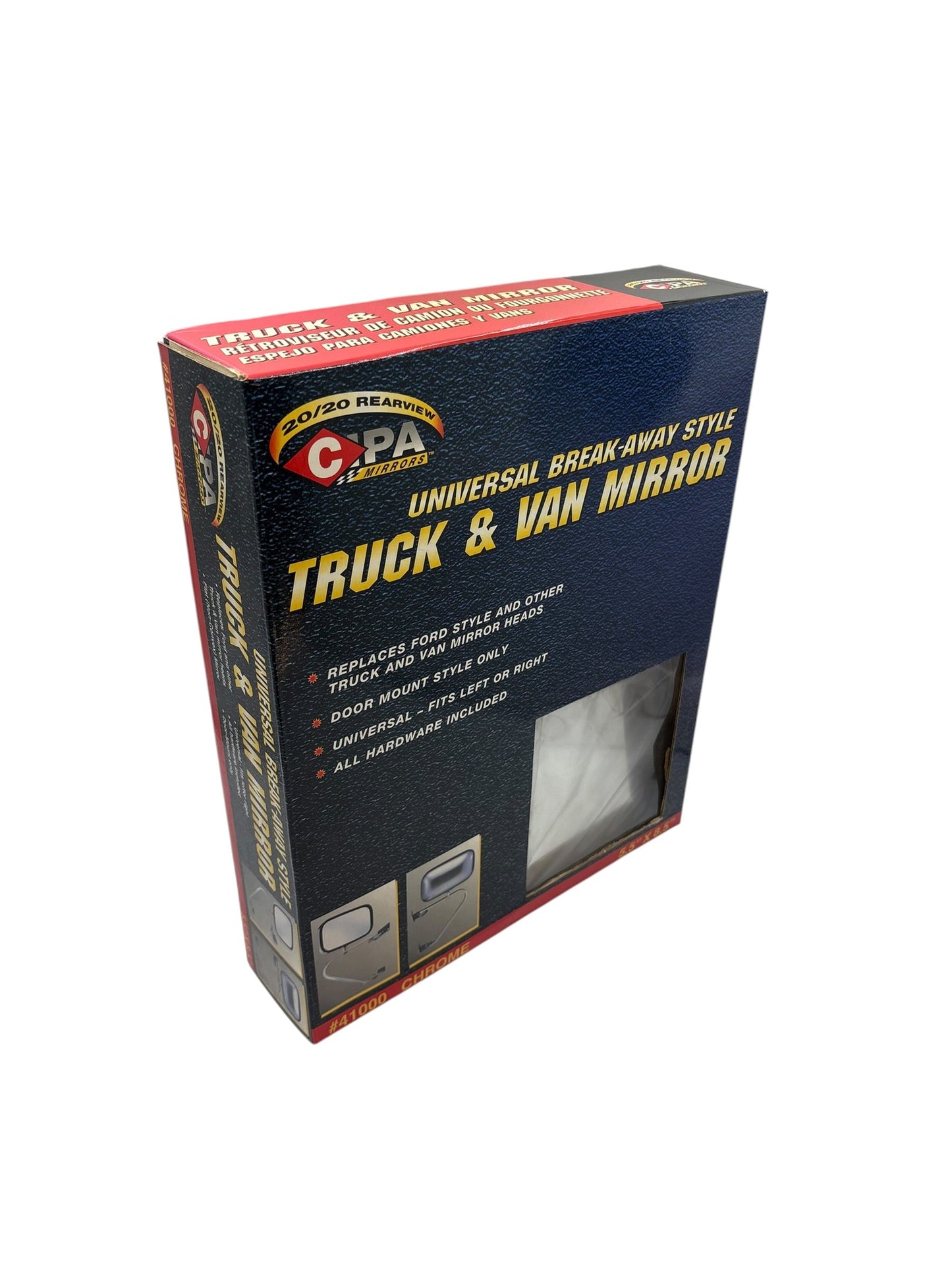 CIPA Universal Truck & Van Mirror Chrome 41000